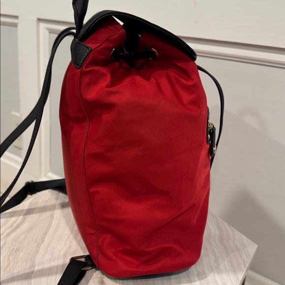 Karl Lagerfeld Backpack Red Black Nylon Bag - Picture 8 of 17